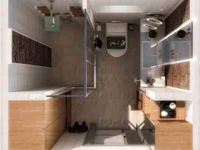 bathroom  3D model get