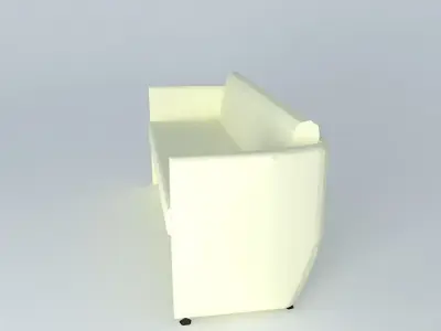 Simple light green sofa Free 3D model