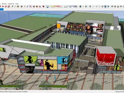 Sketchup Shopping Center G3 3D model