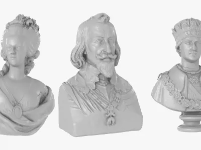  Royal Portrait Busts 