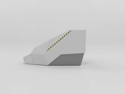 Enforcement trailer 3D model