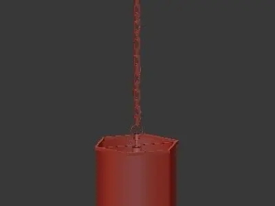 Untitled visual comfort pendant light 3D model