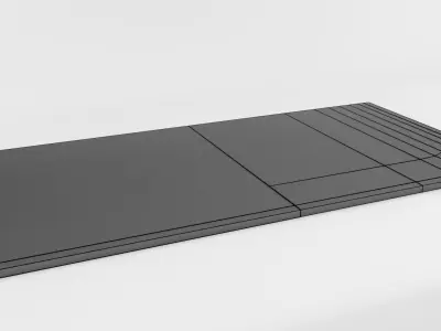 Side Walk Low-poly 3D model