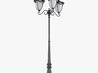 Vintage Streetlight v 3 3D model