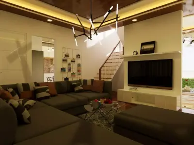 3D Home Exterior and Interior Design Package 1 3D model