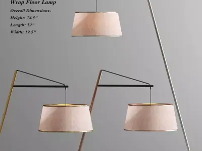 Wrap Floor Lamp 3D model