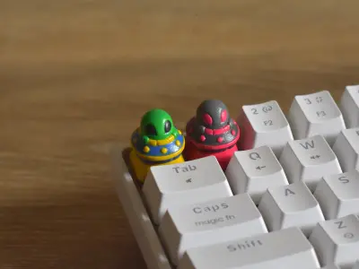 Alien UFO keycap - Mechanical Keyboard 3D print model