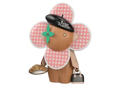 Louis Vuitton Vivienne In Paris LV Doll Low-poly 3D model