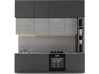 Modern kitchen 3D model 20
