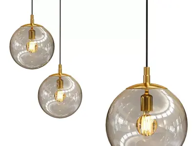 GLOBAL ball hanging from ceiling 3D model