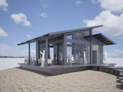 Halfway Golf House 3D model