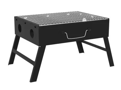 Portable BBQ Grill 3D Model 3D model
