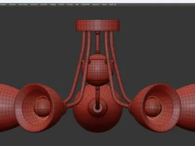 De Markt vita Low-poly 3D model