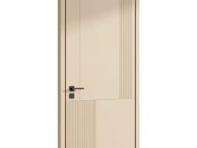  Interior door 5 Low-poly 3D model