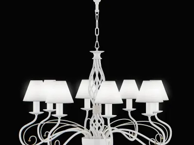 78208x Esedra Lightstar Chandelier 3D model