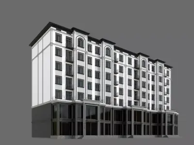 Residental Building ID041 3D model
