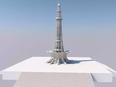 Minar-e-Pakistan Lahore 3D model