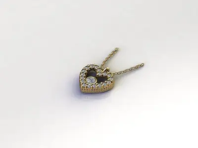  Collection Heart 9 Pendant 3D print model
