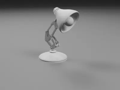 lamp pixar low poly Low-poly 3D model