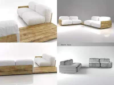 Pallet Set 02 3D model