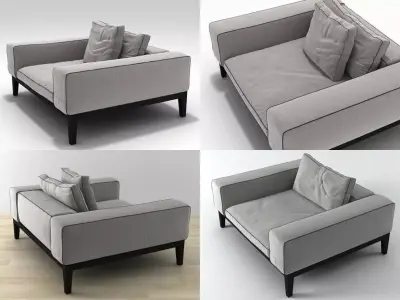 Lifewood armchair 3D model