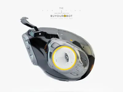 Sprinting drone 3D model