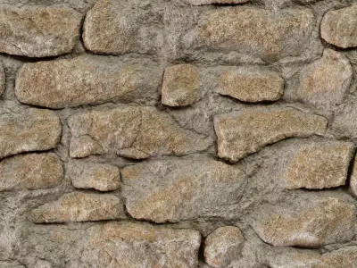 Stone Wall 19 - Seamless Texture