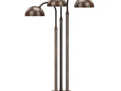 Porta Romana - ARC LAMP BRONZE SLB64 3D model