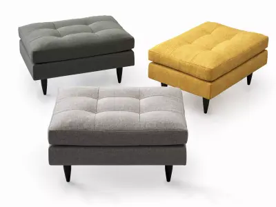 Petrie Ottoman 3D model