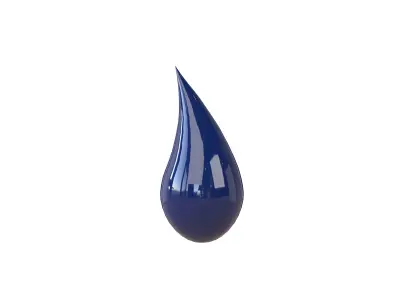 Water Drops v5 005 Low-poly 3D model