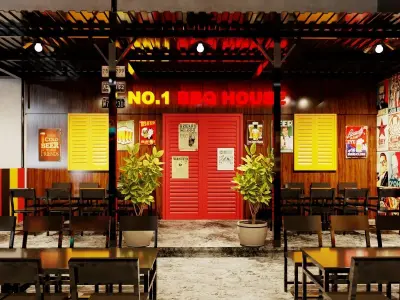 RESTAURANT BEER V1  Low-poly 3D model
