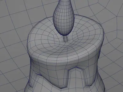 Halloween Pumpkin 3d model Low-Poly PBR Low-poly 3D model