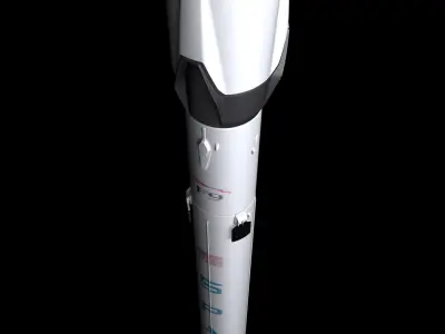 Falcon 9  Fully Reusable 3D model