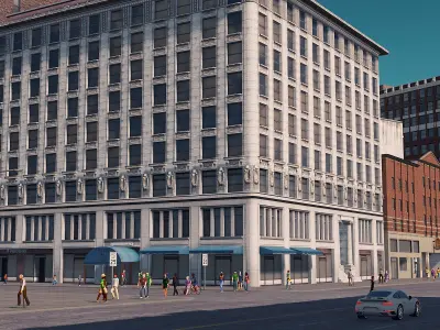 Arctic building Low-poly 3D model