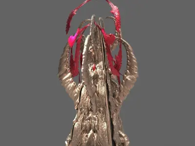 Dantes Underworld Corpse stone  3D model