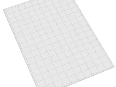 Rug Midyat Beige 160 x 230 cm 3D model