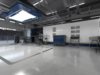  Racing Team Garage 2 Equipped 