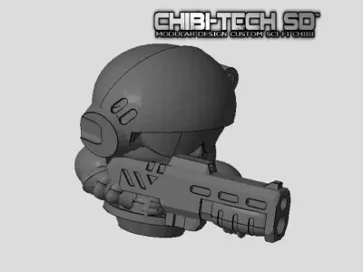 CHI TECH SD  GUNNERS 1 COLLECTION 3D Model Pack