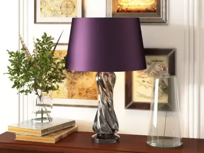 Aurigae Crystal Table Lamp - 3 Colour 3D model