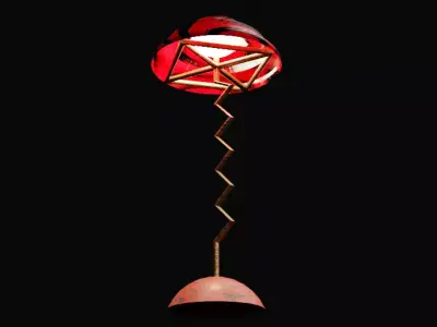 Floor lamp 3D model 33
