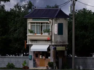 japenese house 3D model