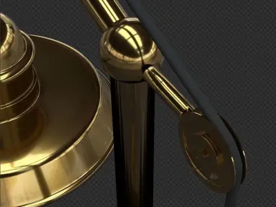 Farmhouse Floor Lamp 3D model