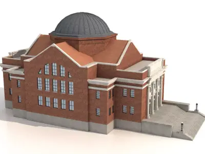 Tsinghua University Great Hall 3D model