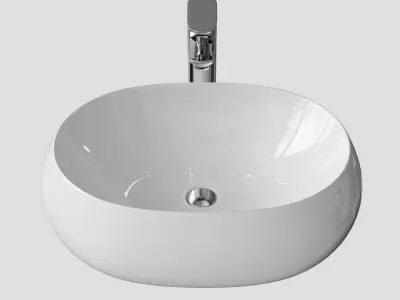 Washbasin Mira MR-4834 3D model