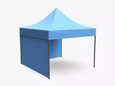 Display tent mockup 02 3D model