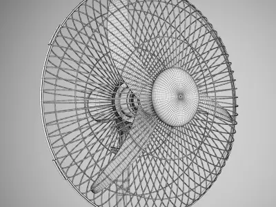 Floor Standing Air Fan 02 3D model