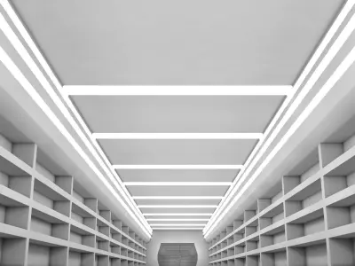 Sci Fi Corridor 3D model 55