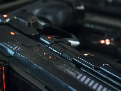 Gun SciFi - PBR 3D Asset Kit Low-poly 3D model