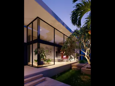 SCENE LUMION 12 5 AND ABOVE SIDE HOUSE BY YOGA4ARCH 3D model