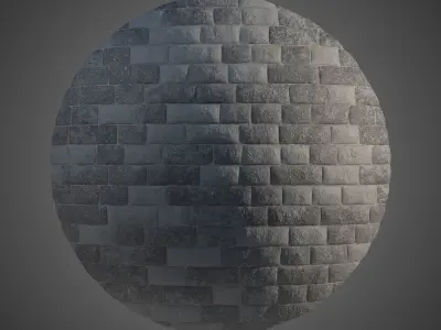 8K Large Area Linear Cobblestone 01 - 3 Variations Texture